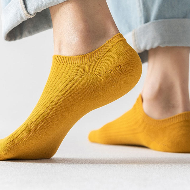 Knöchelsocken in Übergröße, einfache Farben (9 Paar)