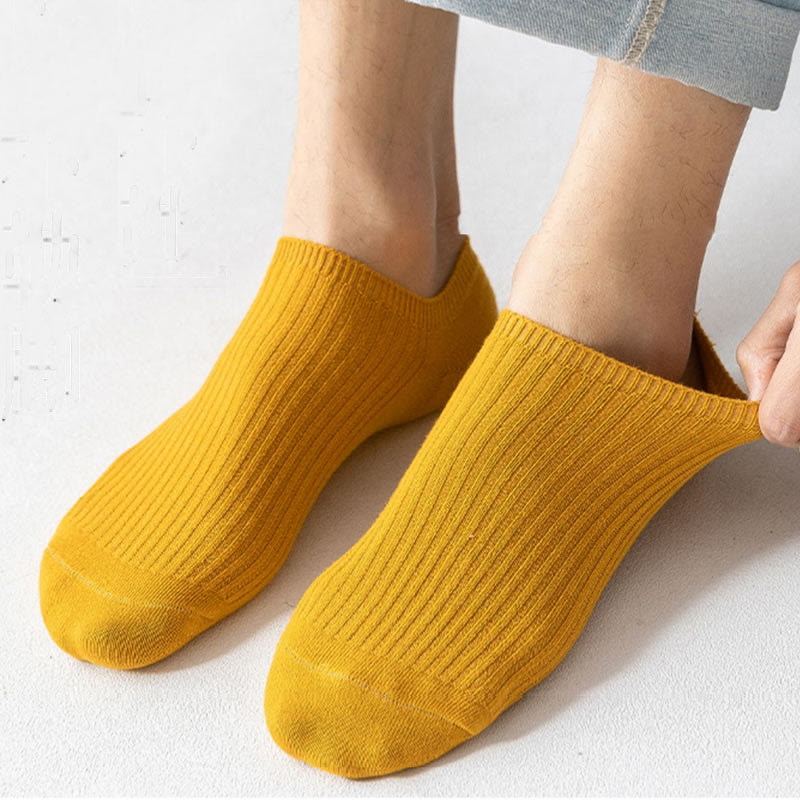 Knöchelsocken in Übergröße, einfache Farben (9 Paar)