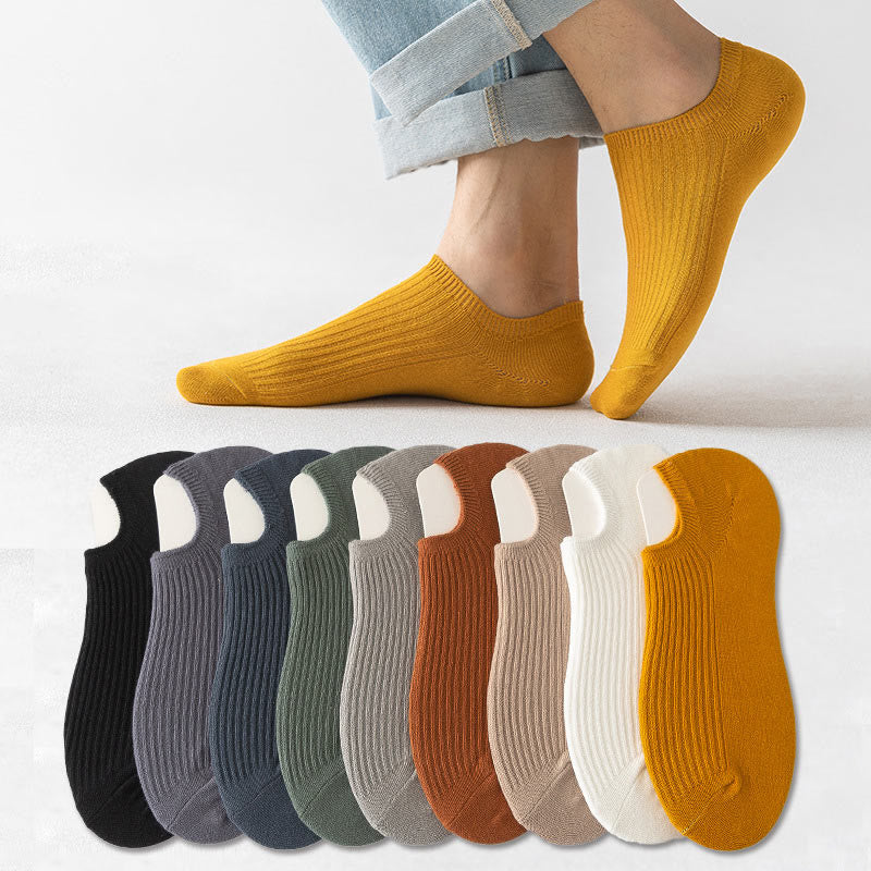 Knöchelsocken in Übergröße, einfache Farben (9 Paar)