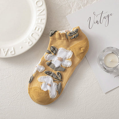 Söckchen mit Waldblumenmotiv (8 Paar) - image 3