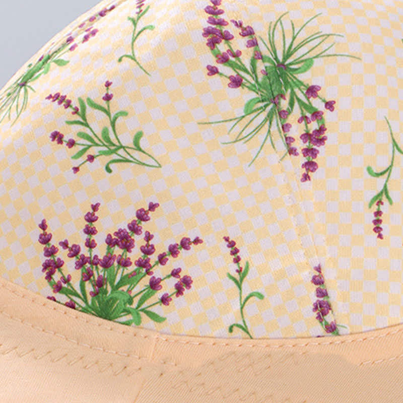 Bügelloser BH mit Blumenmuster und Frontverschluss in Übergröße