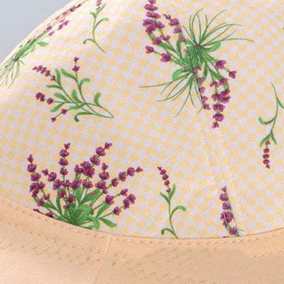 Bügelloser BH mit Blumenmuster und Frontverschluss in Übergröße