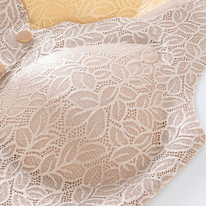 Jacquard-BH ohne Bügel mit Frontverschluss
