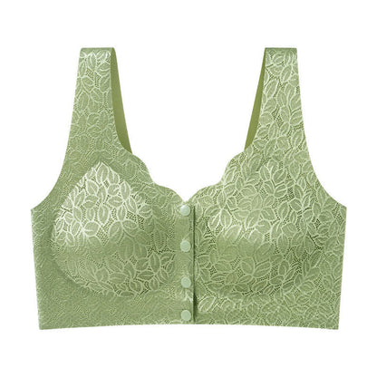 Jacquard-BH ohne Bügel mit Frontverschluss
