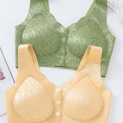 Jacquard-BH ohne Bügel mit Frontverschluss