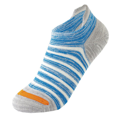 Gestreifte Söckchen aus Baumwolle in Übergröße (5 Paar) - Hellblau - EU39-44 (US6-10) - image 3