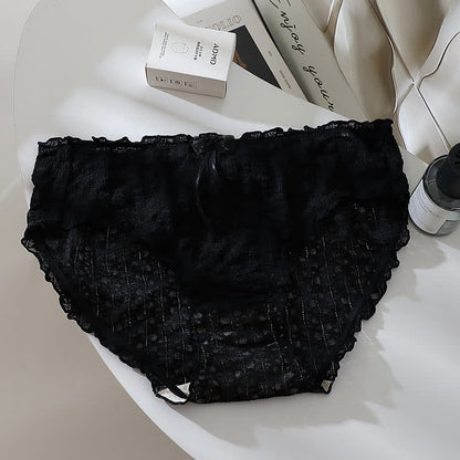 Süße Spitzenslips in Übergröße (3er-Pack)