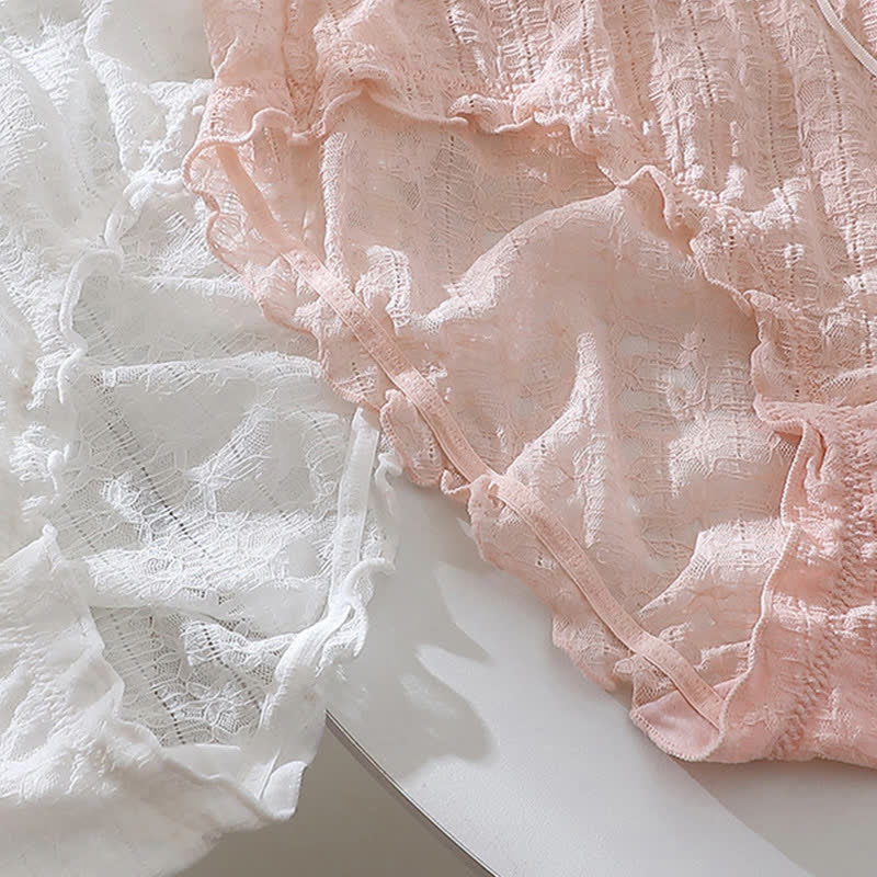 Süße Spitzenslips in Übergröße (3er-Pack)