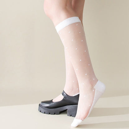 Niedliche Crew-Socken mit Punkten (5 Paar) - image 3