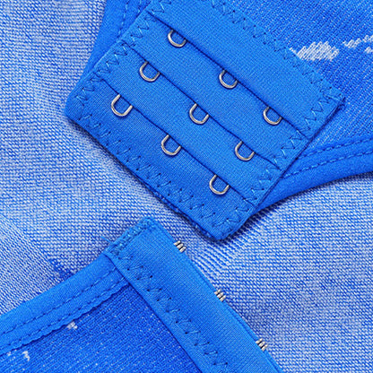 Nahtloser Shapewear-Bodysuit mit Hüftlift und Strukturdruck