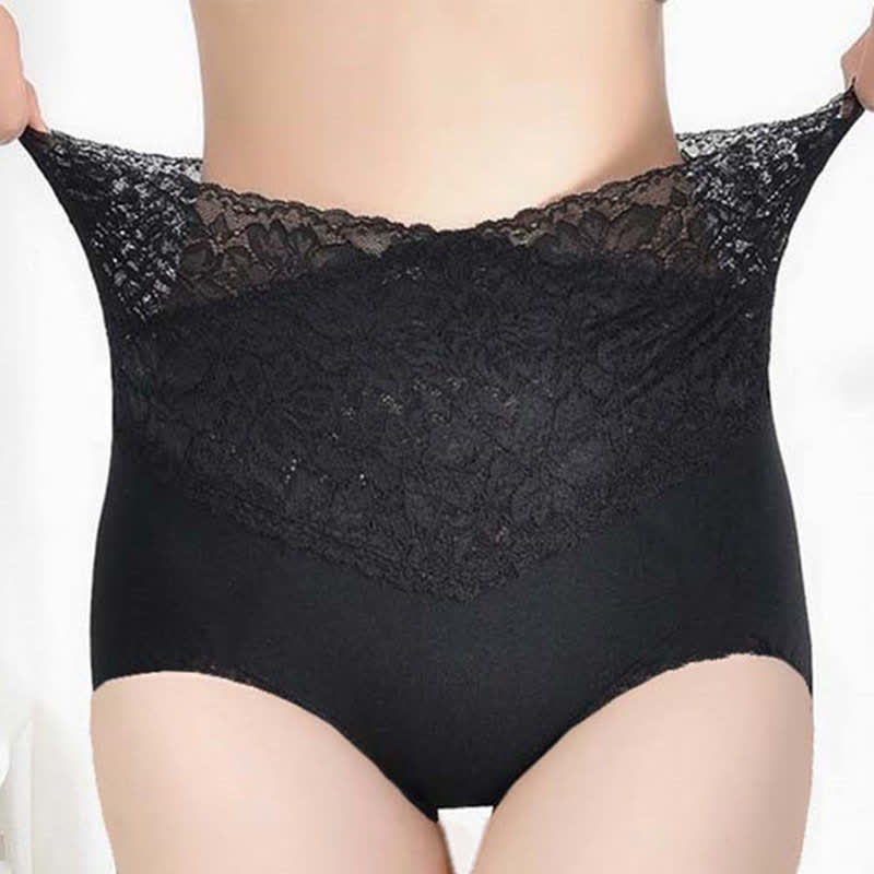 Formende Slips aus Spitze mit hoher Taille zur Bauchstraffung (3er-Pack)