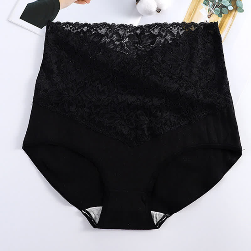 Formende Slips aus Spitze mit hoher Taille zur Bauchstraffung (3er-Pack)