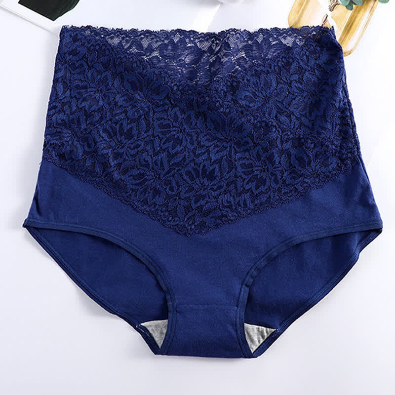 Formende Slips aus Spitze mit hoher Taille zur Bauchstraffung (3er-Pack)