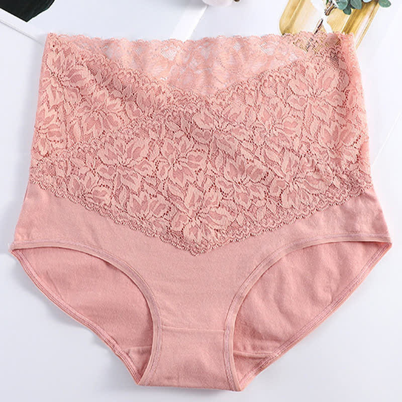 Formende Slips aus Spitze mit hoher Taille zur Bauchstraffung (3er-Pack)