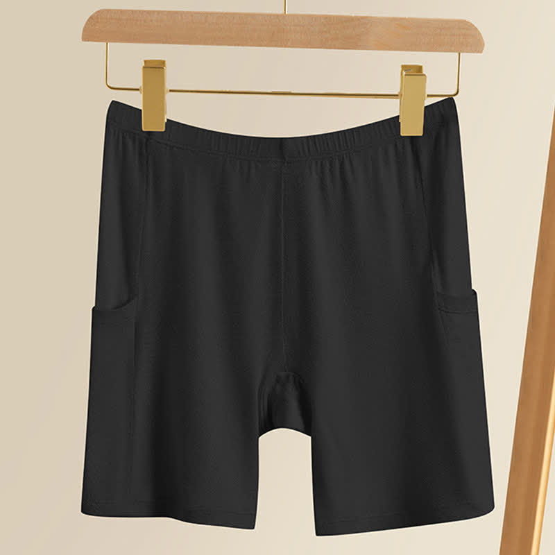 Sicherheitshosen aus Modal mit hoher Taille (2er-Pack)