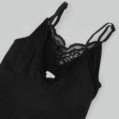 Einfarbiger Shapewear-Body aus Spitze