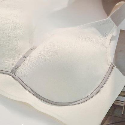 Atmungsaktiver, kabelloser BH mit Farbblock-Design - image 11