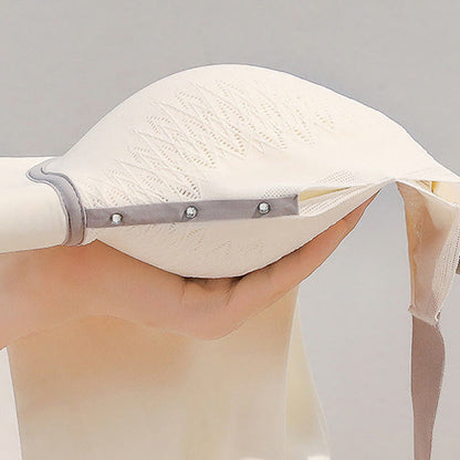 Atmungsaktiver, kabelloser BH mit Farbblock-Design - image 10