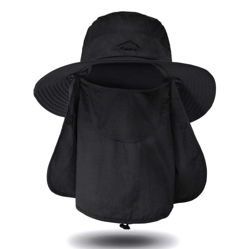 Multifunktionaler Quick Dry Bucket Hat für den Außenbereich - Schwarz - Einheitsgröße - image 7