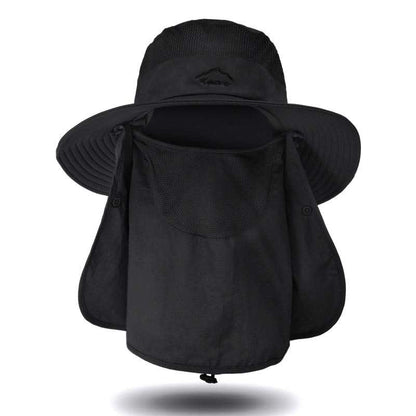 Multifunktionaler Quick Dry Bucket Hat für den Außenbereich - Schwarz - Einheitsgröße - image 7