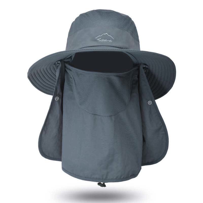 Multifunktionaler Quick Dry Bucket Hat für den Außenbereich - Dunkelgrau - Einheitsgröße - image 20