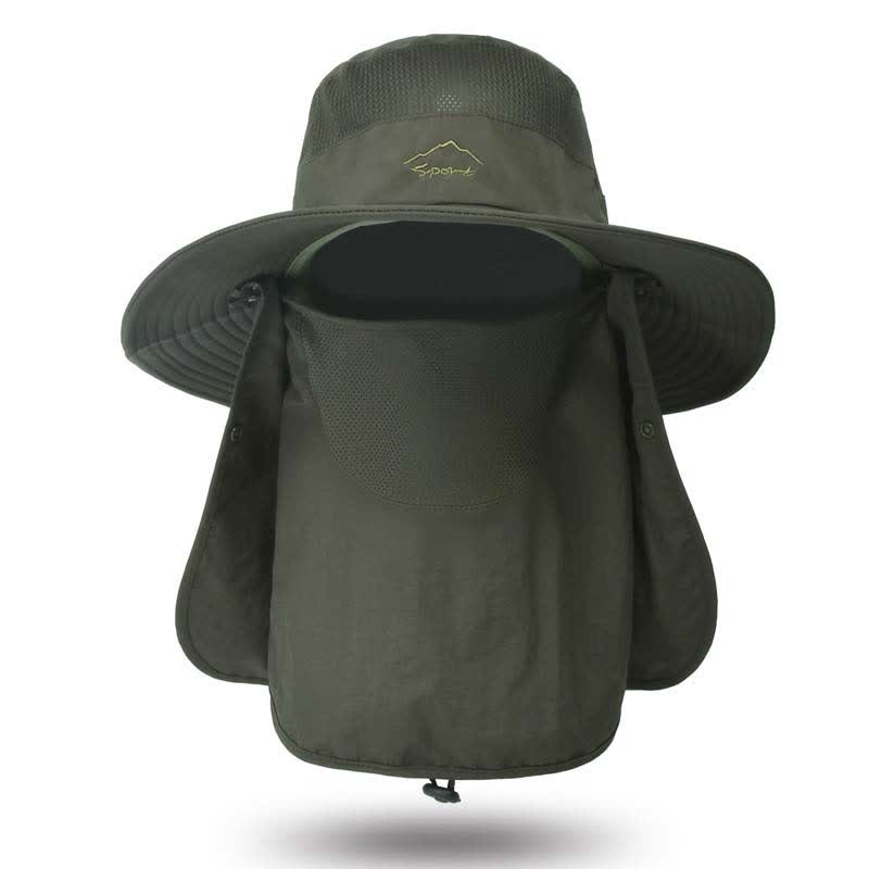 Multifunktionaler Quick Dry Bucket Hat für den Außenbereich - Dunkelgrün - Einheitsgröße - image 23