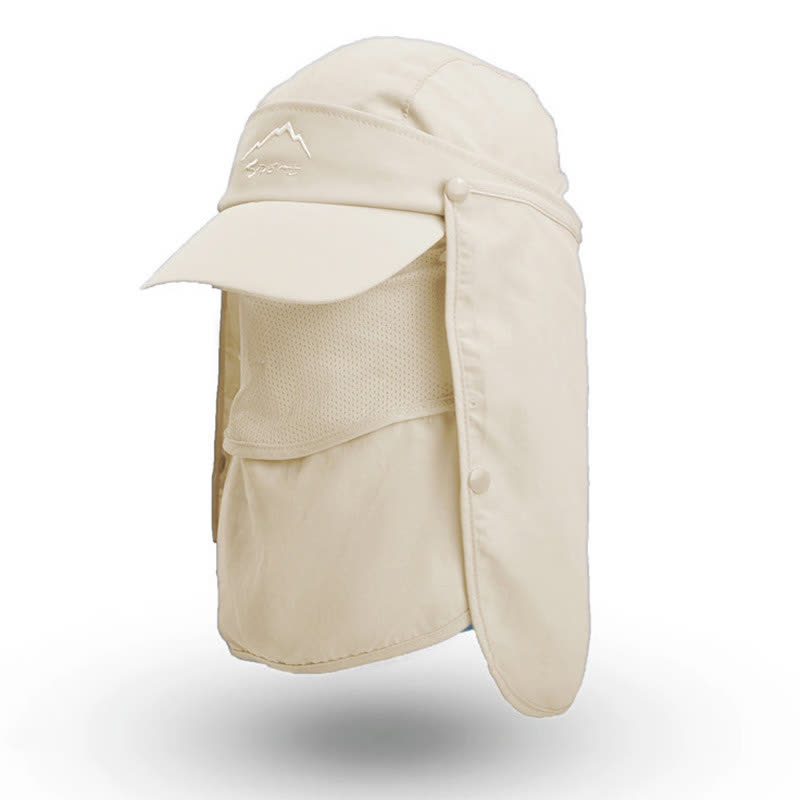 Vielseitig tragbare Baseballkappe mit Sonnenschutz für den Außenbereich - Beige - Einheitsgröße - image 13