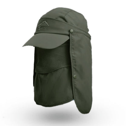 Vielseitig tragbare Baseballkappe mit Sonnenschutz für den Außenbereich - Dunkelgrün - Einheitsgröße - image 8