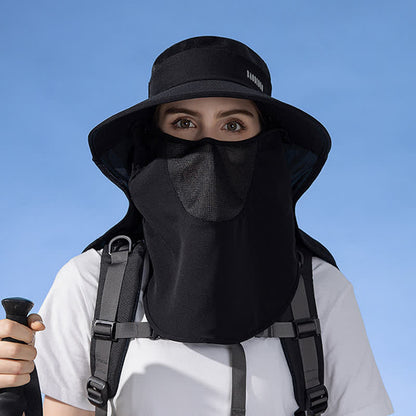 Sonnenschutz-Bucket-Hut mit integriertem Gesichtsschal - image 18