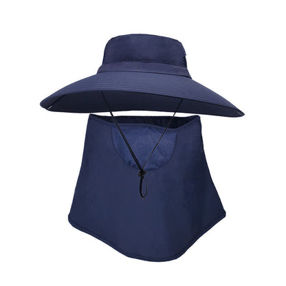 Sonnenschutzmaske für den Außenbereich, Eimerhut - Marineblau - Einheitsgröße - image 13