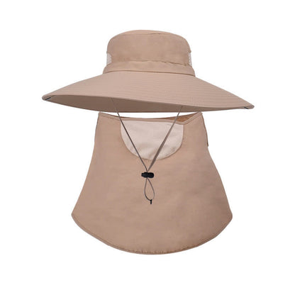 Sonnenschutzmaske für den Außenbereich, Eimerhut - Khaki - Einheitsgröße - image 16