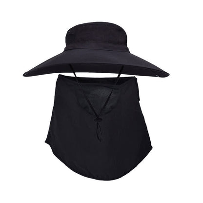 Sonnenschutzmaske für den Außenbereich, Eimerhut - Schwarz - Einheitsgröße - image 1