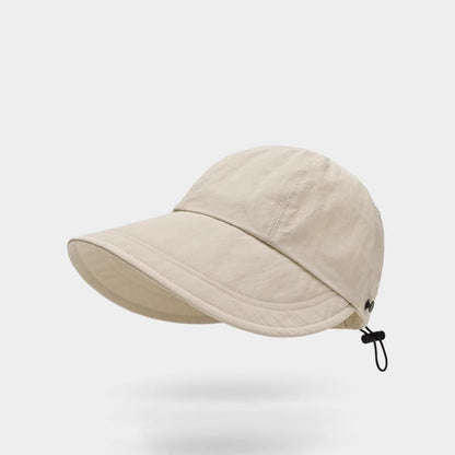 Einfarbige Baseballkappe mit breiter Krempe - Beige - Einheitsgröße - image 2
