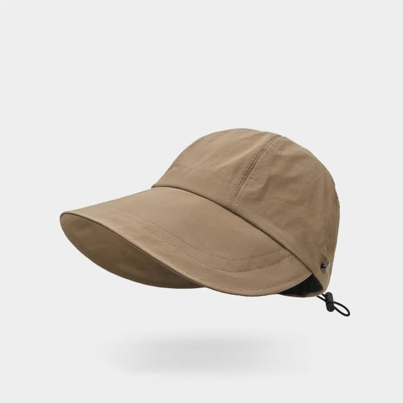 Einfarbige Baseballkappe mit breiter Krempe - Khaki - Einheitsgröße - image 8