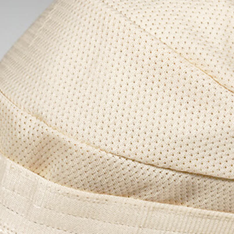 Einfarbiger offener Hut mit breiter Krempe - image 8