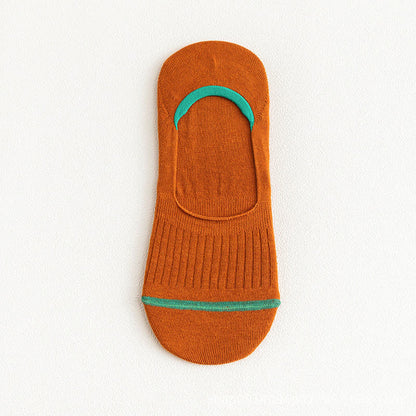 Füßlinge aus Baumwolle mit Fersenhalter (10 Paar) - Orange - EU39-45 (US6-11) - image 13
