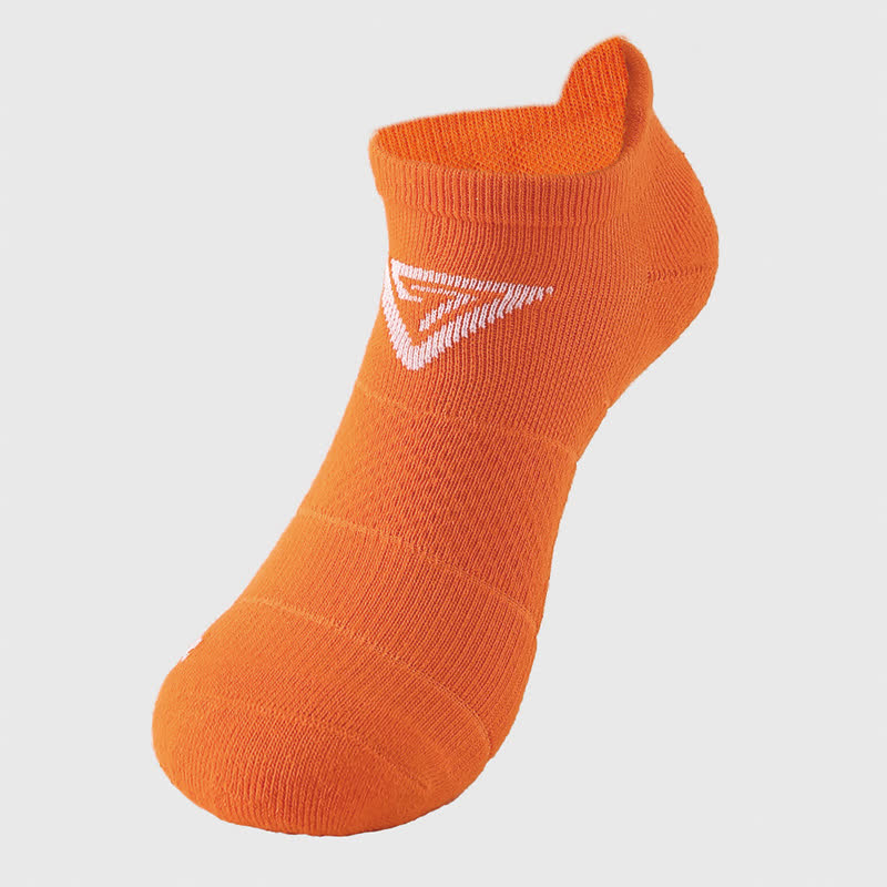 Sport-Kompressionssocken mit Dreiecksmuster und Knöchelmuster (6 Paar) - Orange - EU39-44 (US6-10) - image 2