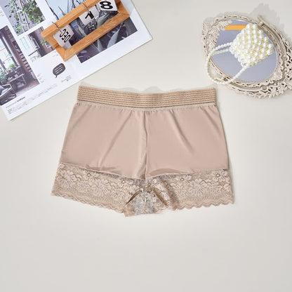 Bequeme Boyshorts mit hoher Taille und Spitze (2er-Pack) - Nackt - 4XL - image 5