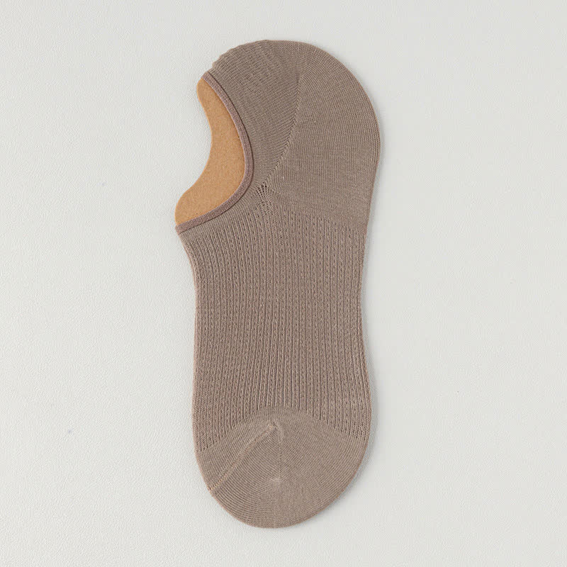 Leichte, atmungsaktive Füßlinge aus Baumwolle (7 Paar) - Khaki - EU39-45 (U6-11) - image 17