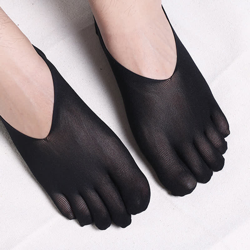 Unsichtbare, dünne, atmungsaktive Zehensocken (4 Paar) - image 1