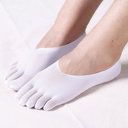 Unsichtbare, dünne, atmungsaktive Zehensocken (4 Paar) - Weiß - EU39-44 (US6-10) - image 4