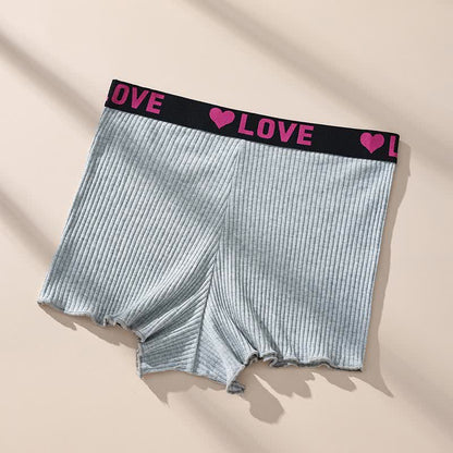 Mittelhoher LOVE-Bund-Boyshort (3er-Pack)