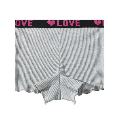 Mittelhoher LOVE-Bund-Boyshort (3er-Pack)