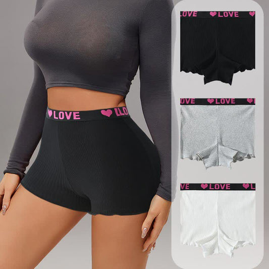 Mittelhoher LOVE-Bund-Boyshort (3er-Pack)