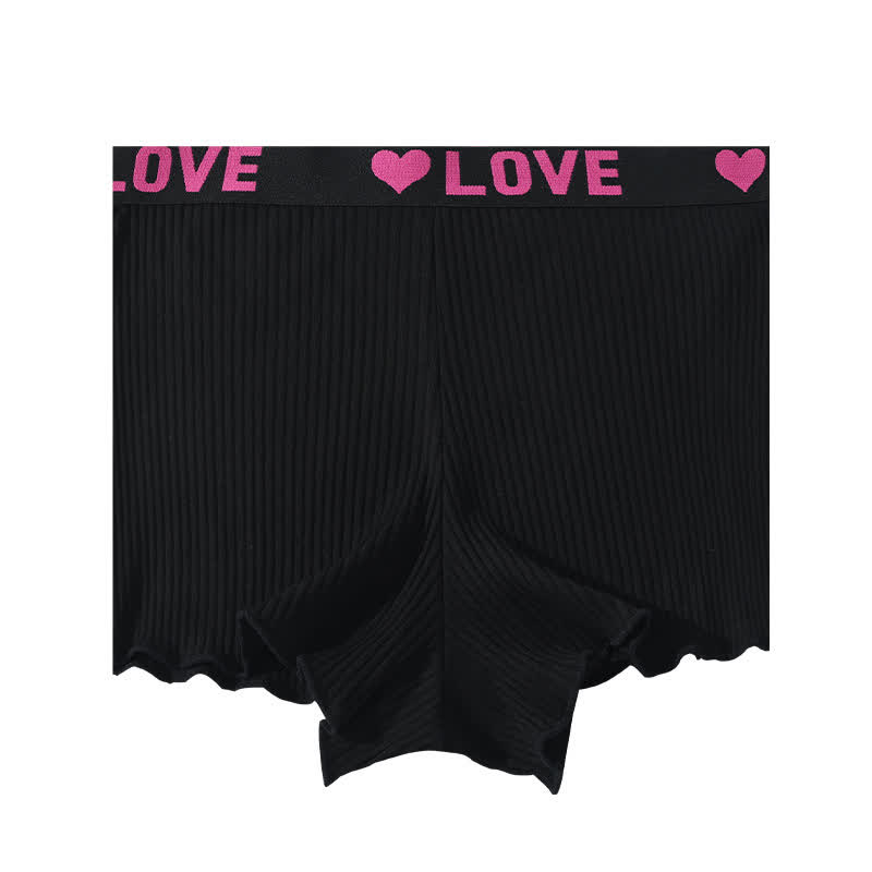 Mittelhoher LOVE-Bund-Boyshort (3er-Pack)