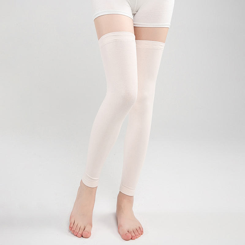 Modal Dünne rutschfeste Silikon-Oberschenkelmanschetten - Beige - XL - image 6