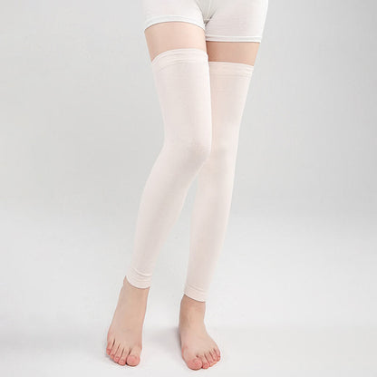 Modal Dünne rutschfeste Silikon-Oberschenkelmanschetten - Beige - XL - image 6