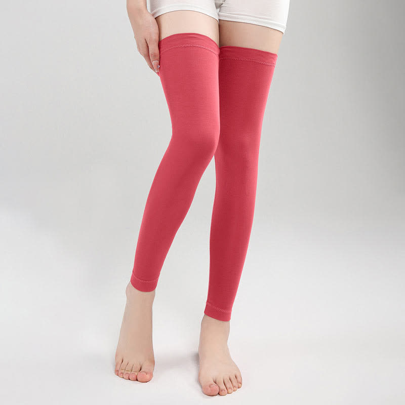 Modal Dünne rutschfeste Silikon-Oberschenkelmanschetten - Pink - XL - image 10