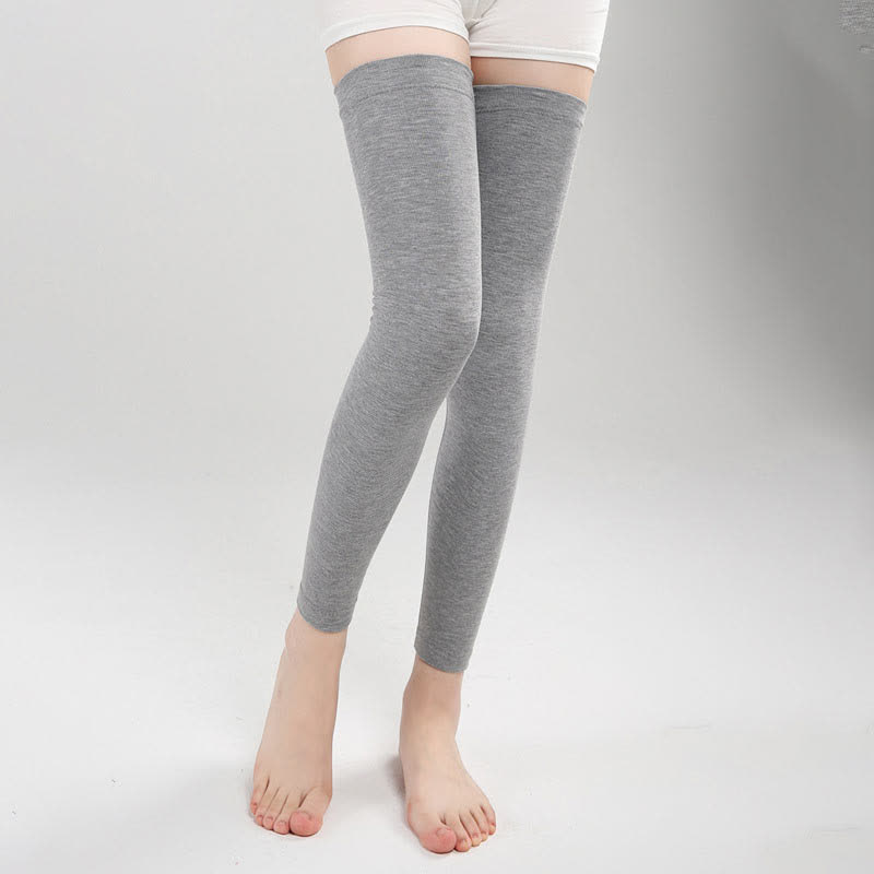 Modal Dünne rutschfeste Silikon-Oberschenkelmanschetten - Light Gray - XL - image 5
