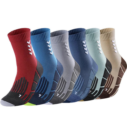 Arrow Striped Sports Knöchel-Kompressionssocken (5 Paar) - image 0